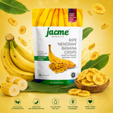 Ripe Banana Vacuum Cooked Crisps 100gm | fruit snack pack